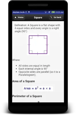 Mathematics Basics android App screenshot 8